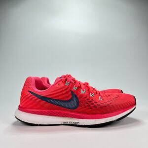 Nike Air Zoom Pegasus 34 Red Running Shoes Sneakers 880560-602 Women’s Size 6